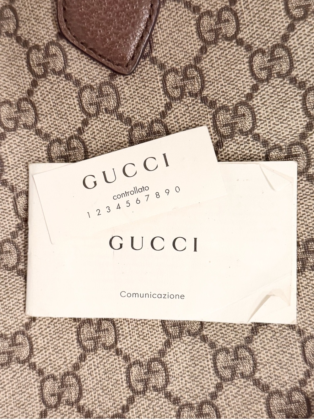 Gucci Ophidia GG Supreme Tote with Green and Red Web Stripe - Picture 5 of 7